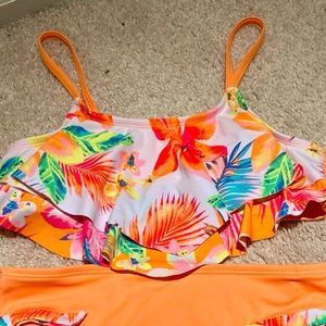 Girls 2 piece swim suit size 10